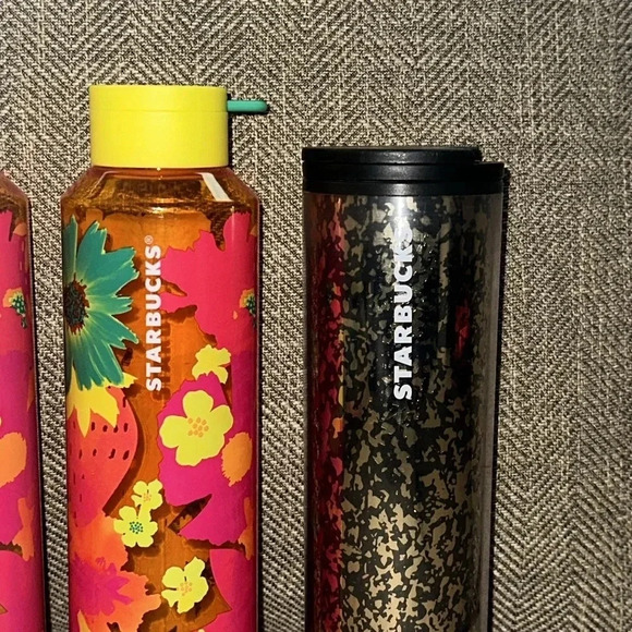 2019/2022 Starbucks Coffee Co. Bundle Lot of 4 Tumblers/Bottles/Cups w/lids - Picture 3 of 17